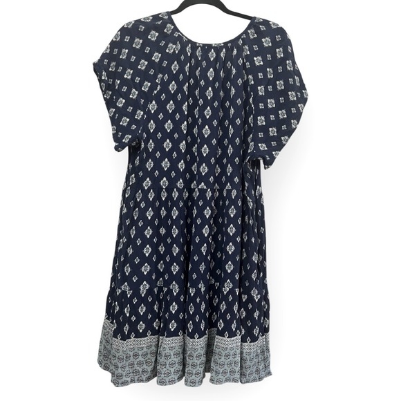 Knox Rose Floral Peasant Dress Cottagecore Boho Romantic Flutter Elbow Womens XL - Picture 6 of 6